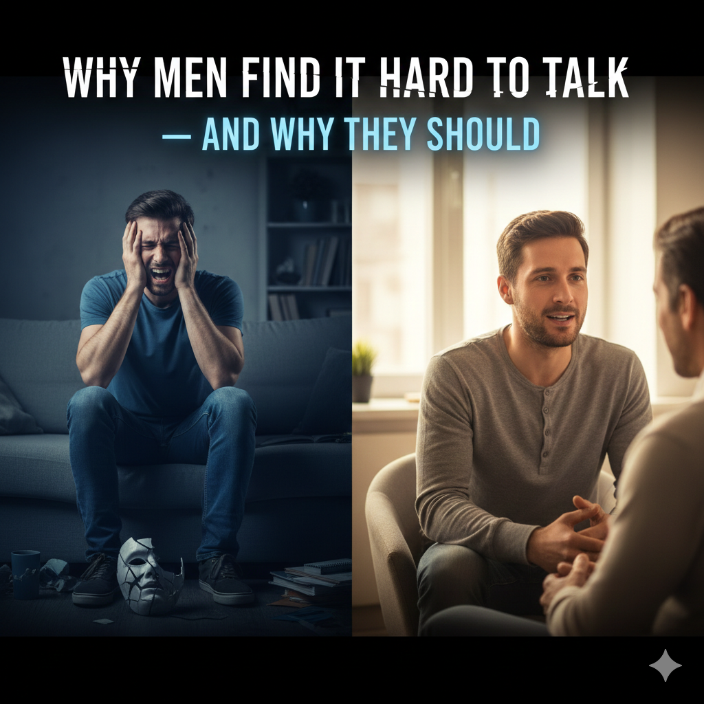 Why Men Find It Hard to Talk — And Why They Should