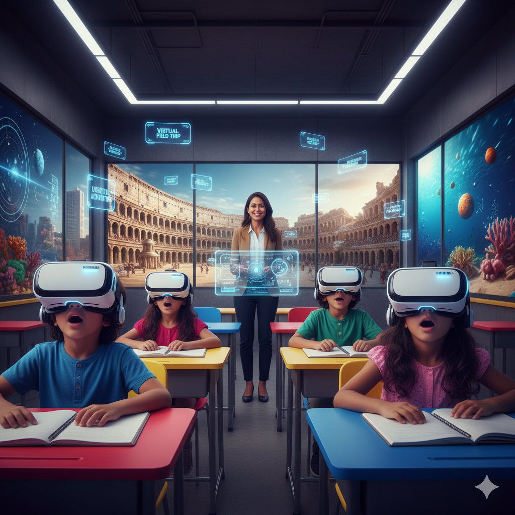 From Textbook to “I Was There”: How Virtual Reality (VR) Is Transforming Classrooms