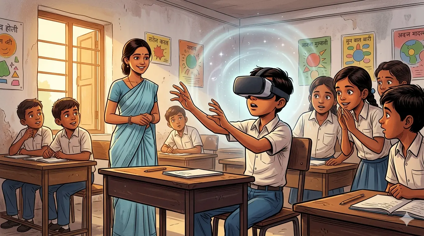 From Textbook to "I Was There": How Virtual Reality Is Transforming Classrooms in India